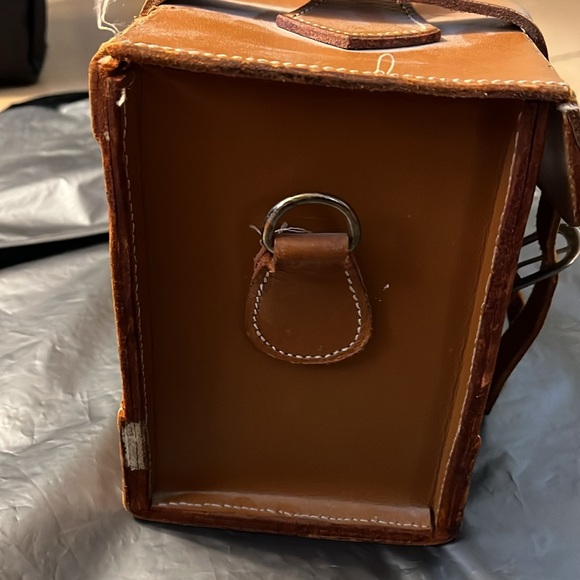 Ralph Lauren leather hard case handbag vintage - Picture 5 of 6